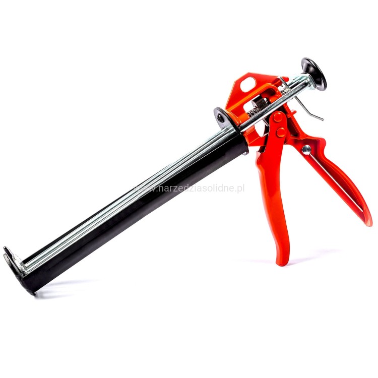 Wyciskacz do silikonu i gęstych mas, pistolet do silikonu profesjonalny Jufisto HD potrójny pręt