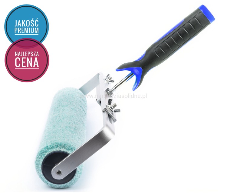 Zestaw malarski Green MicroFibra 40cm, niekapiący wałek zestaw, wałki z mikrofibry 40cm