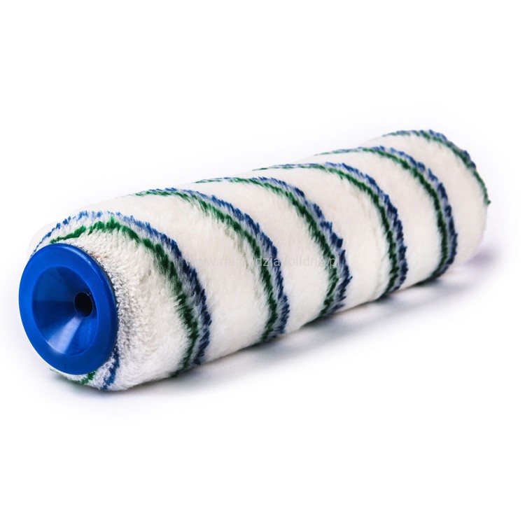 Wałek 25 cm Bluriver sznurkowy fazowane boki, runo 12mm