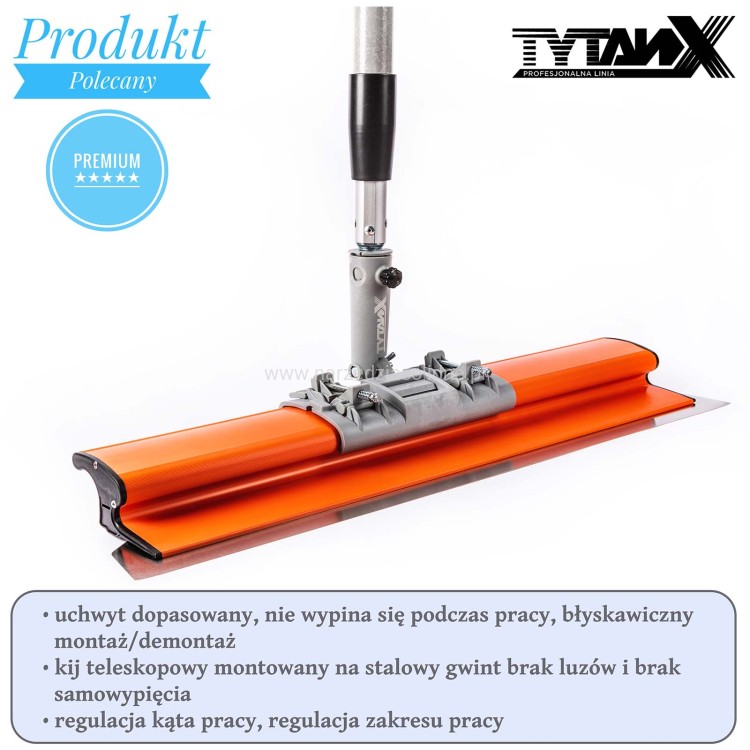 Zestaw do gładzi TYTANX 80,40,25 cm, zestaw noży do gładzi, noże do gładzi