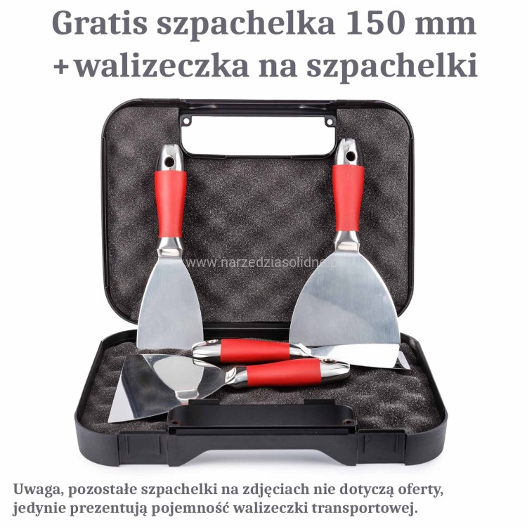Mała walizka na szpachelki + szpachelka 150mm