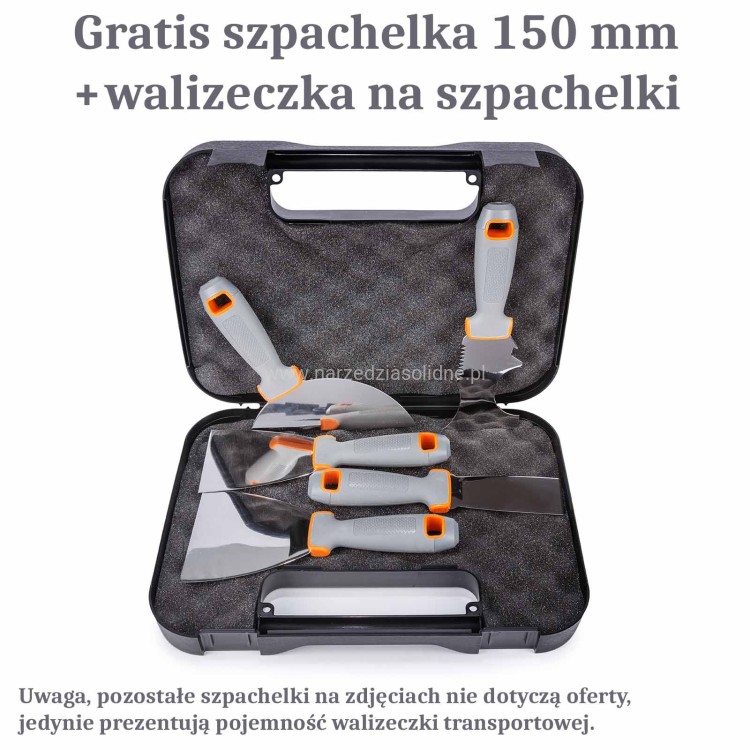 Mała walizka na szpachelki + szpachelka 150mm