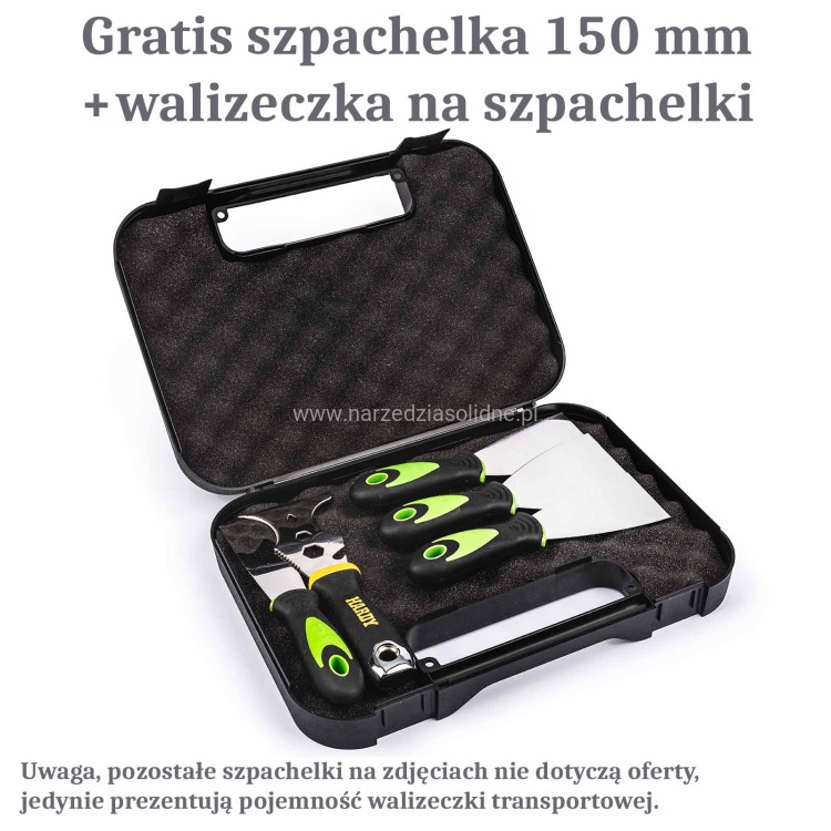 Mała walizka na szpachelki + szpachelka 150mm