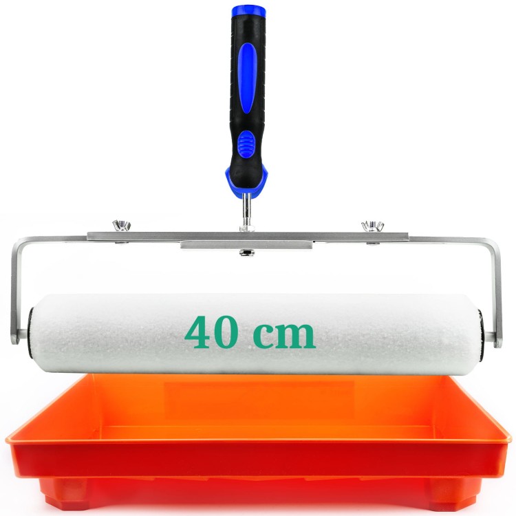 Wałek 40cm Mikrofibra, runo 18mm zestaw wałek niekapiący 40cm