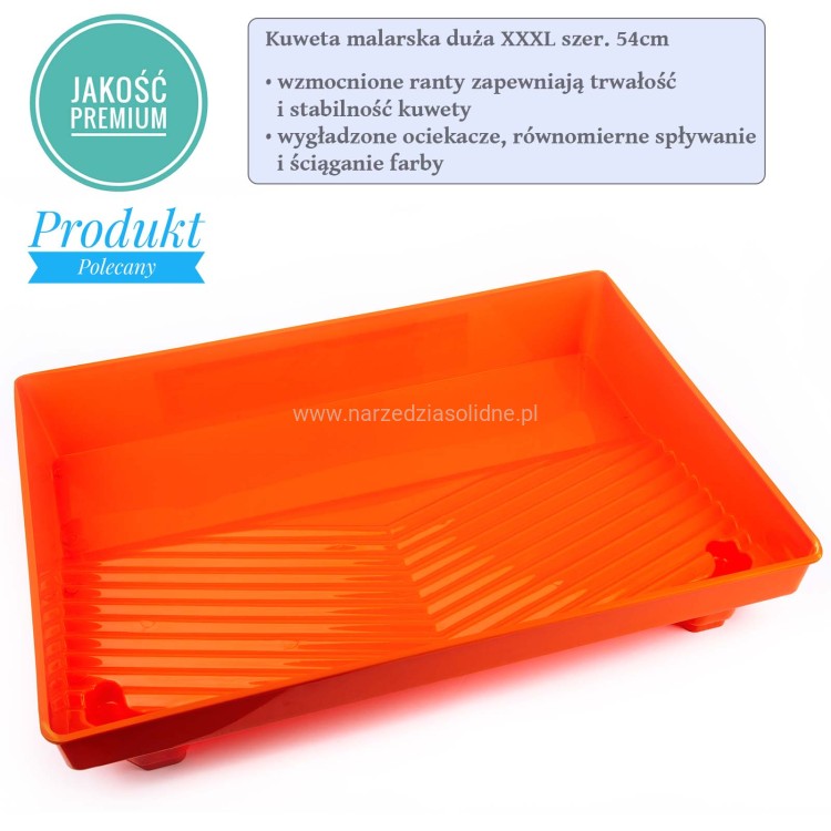 Wałek 40cm Mikrofibra, runo 18mm zestaw wałek niekapiący 40cm