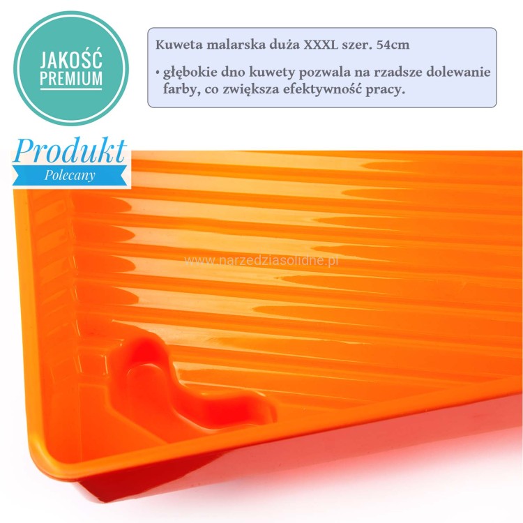 Kuweta malarska duża, maxi 54x38 cm - profesjonalna