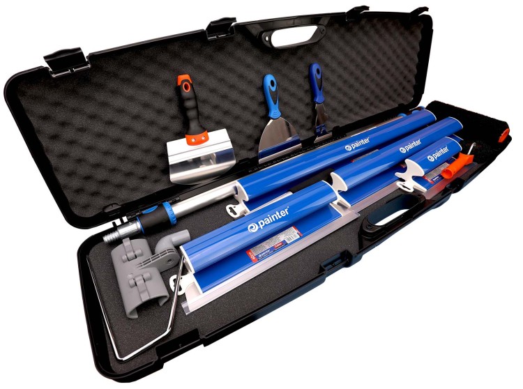 Szpachle do gładzi Painter S4 Premium Edition 80,60,40,25 cm, zestaw szpachli do gładzi