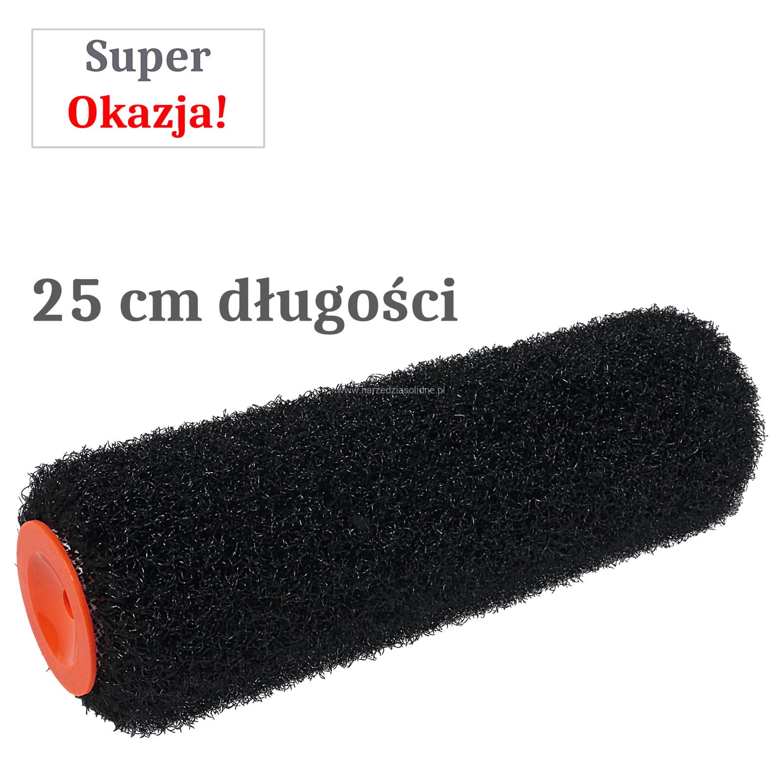 Wałek do gładzi 25cm, nylon profesjonalny