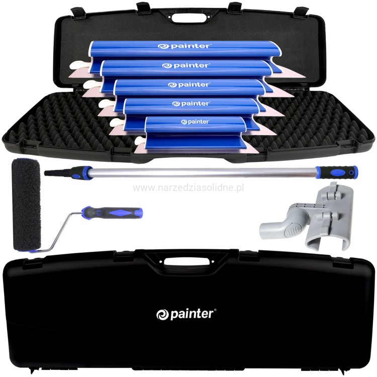 Noże do gładzi Painter S5 Premium Edition 100,80,60,40,25 cm, zestaw noży do gładzi