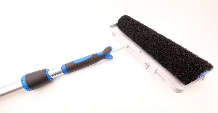 Wałek do gładzi 40cm długi wałek do nakładania szpachli zestaw z regulowaną rączką do wałków 30-50 cm