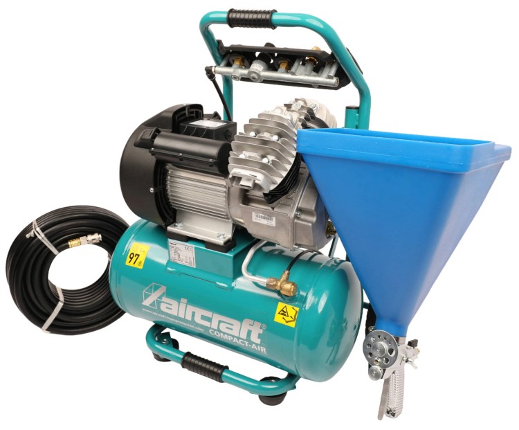 Zestaw do tynkowania, szpachlowania, natryskowego nakładania tynków