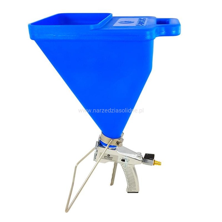 Pistolet do tynku, pistolet do tynkowania, profesjonalny Storch Putz-Pistole z podstawką
