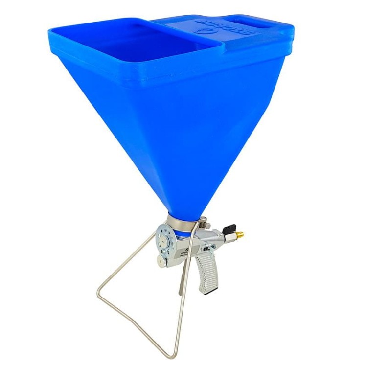 Pistolet do tynku, pistolet do tynkowania, profesjonalny Storch Putz-Pistole z podstawką