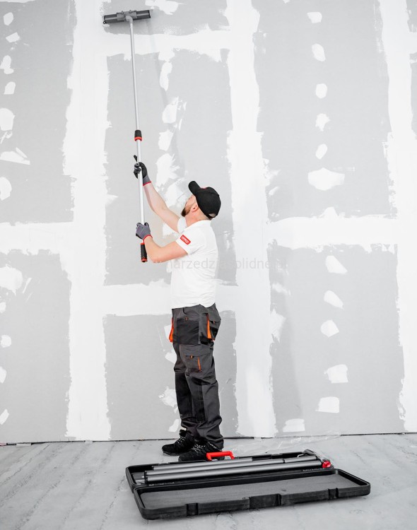 Szpachle do gładzi PRO ALU Z3 80,60,40 cm, zestaw szpachli do gładzi w walizce transportowej