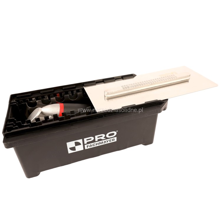 Zestaw pac glazurniczy rajberka z wymiennym uchwytem, Pro zestaw 6 pac glazurniczych, zębatych z wymiennym uchwytem, zestaw grzebieni do kleju