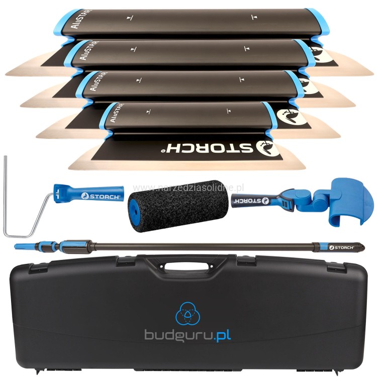 Noże do gładzi Storch 28,38,58,78 cm, zestaw noży do gładzi Storch N680
