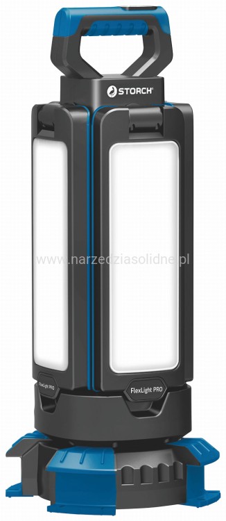 Lampa budowlana LED, smugowa, profesjonalna lampa, Storch Power LED FlexLight PRO 200W + statyw 200 cm