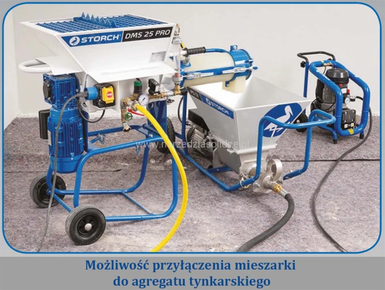 Mieszarka przepływowa Storch DMS 25 PRO - profesjonalny mieszalnik do zapraw