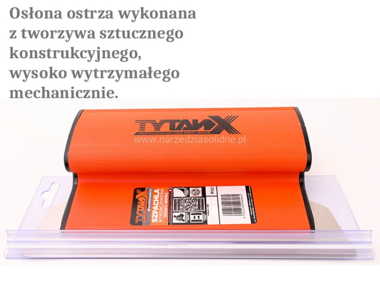 Nóż do gładzi Tytanx, szpachla do gładzi, gipsu