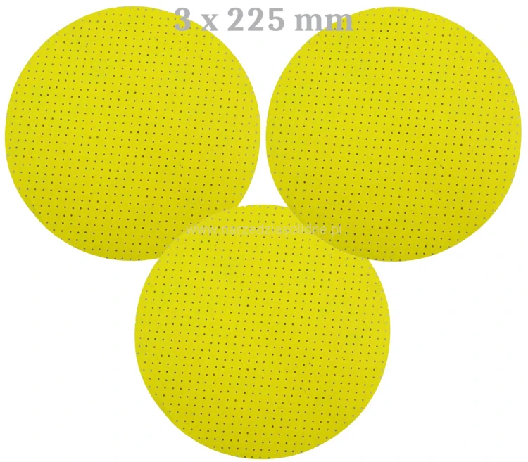 Papier ścierny do żyrafy, krążek ścierny śr. 225 mm