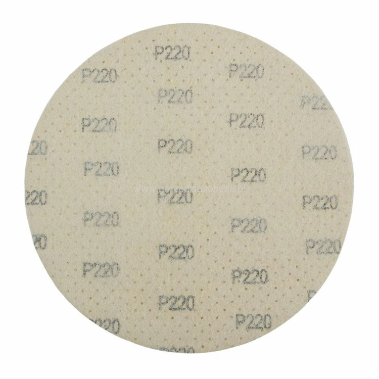 Papier ścierny do żyrafy, krążek ścierny na rzep śr. 225 mm P220