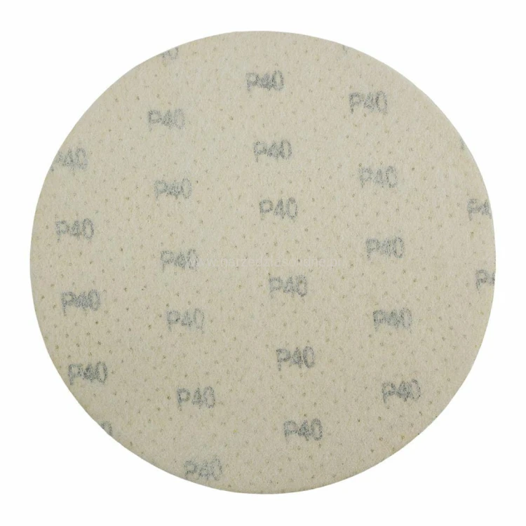 Papier ścierny do żyrafy, krążek ścierny na rzep śr. 225 mm, P40