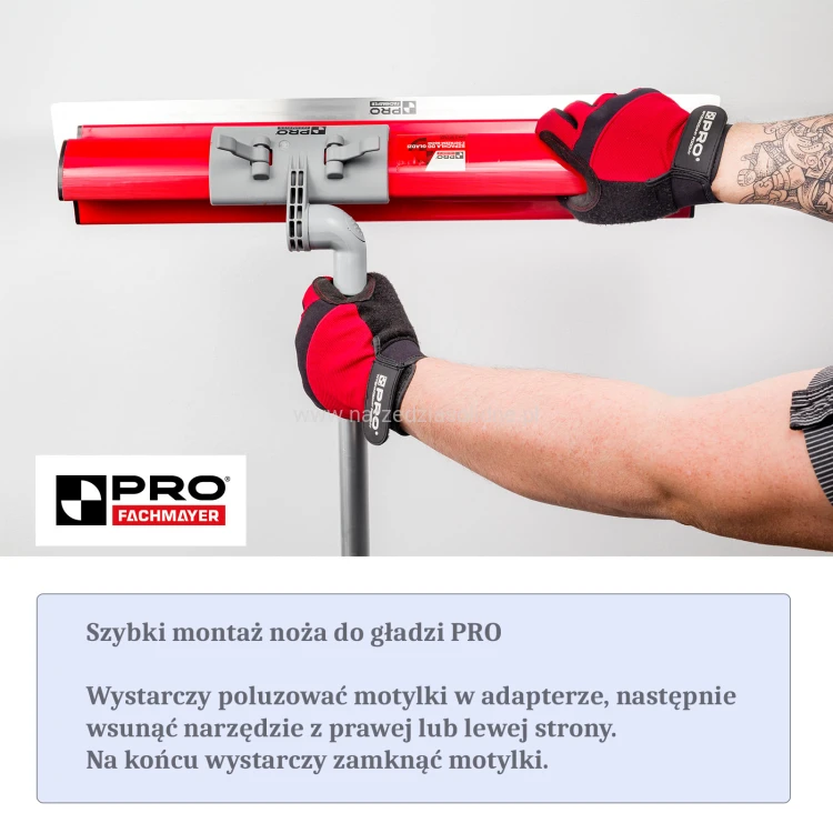 Noże do gładzi PRO Z4, 11-elementowy, zestaw szpachli do gładzi 80,60,40,25 cm w walizce transportowej