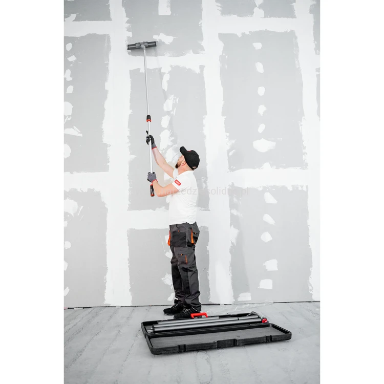 Zestaw szpachli do gładzi Pro Titan 25,40,60,80,100 cm - zestaw w walizce, profil aluminiowy