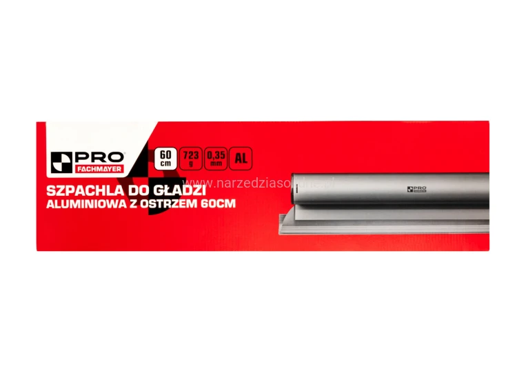 Szpachle do gładzi PRO 25,40,60,80 cm, Zestaw noży do gładzi z aluminiowy profilem, wysoka jakość