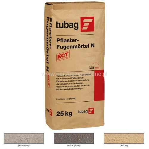 Fuga do płyt tarasowych, kostki brukowej, nieprzepuszczalna dla wody, Quick-Mix Tubag PFN 25kg, Zaprawa trasowo-cementowa do spoinowania, nie porasta mchem