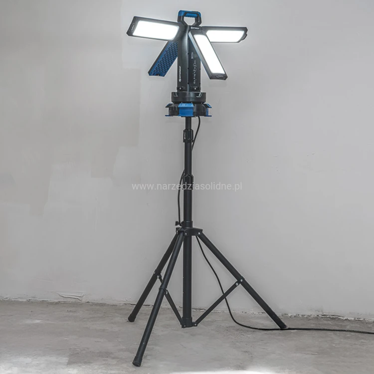 Lampa smugowa LED, profesjonalna niemiecka lampa, Storch Power LED FlexLight PRO 200W + statyw 200 cm