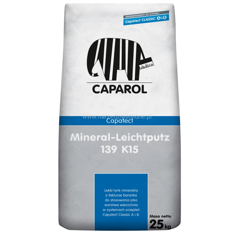 Caparol ML 139, tynk mineralny 1.5mm, baranek 25 kg