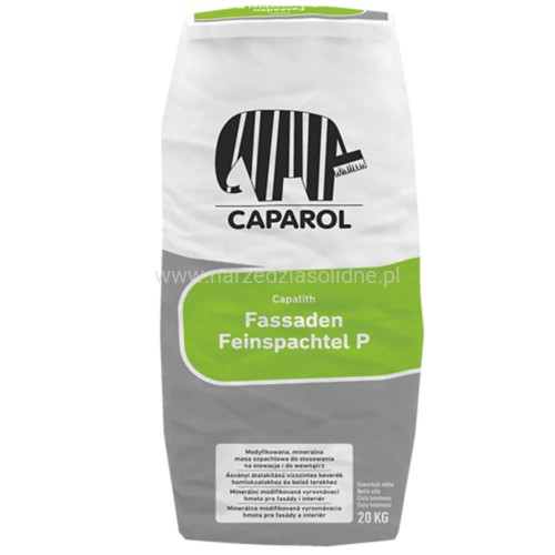 Caparol Capalith Fassaden FeinSpachtel P 20kg, gładź cementowa