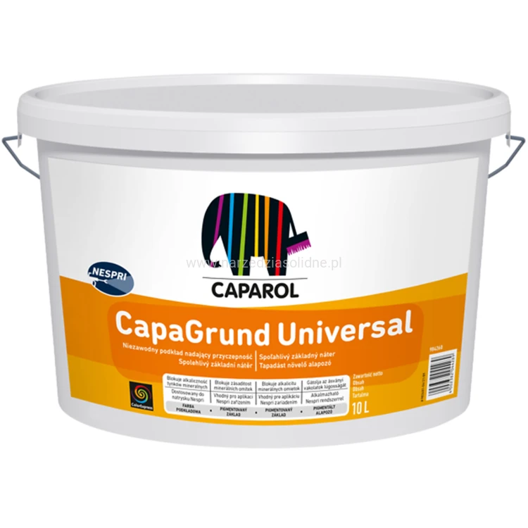 Caparol Capagrund Universal 10L - farba gruntująca, podkład