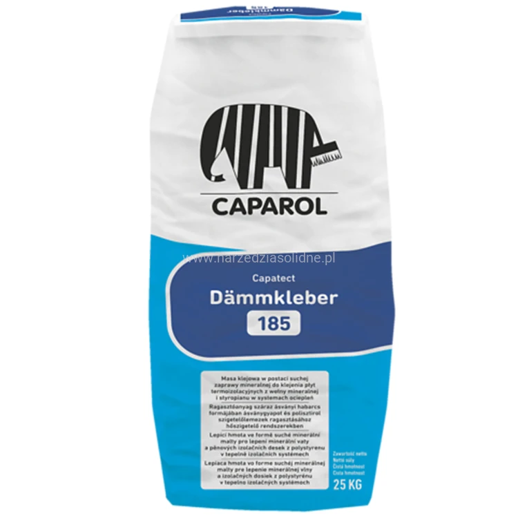 Caparol Capatect Dmmmkleber 185 25kg - klej mineralny do styropianu i wełny mineralnej