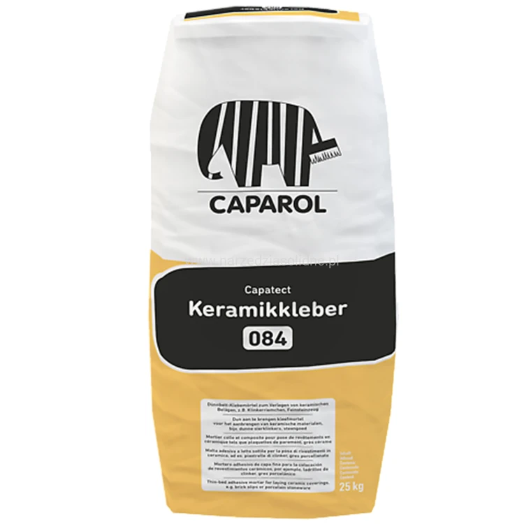 Caparol Capatect Keramikkleber 084 25kg - klej do okładzin ceramicznych i płytek klinkierowych na elewacjach