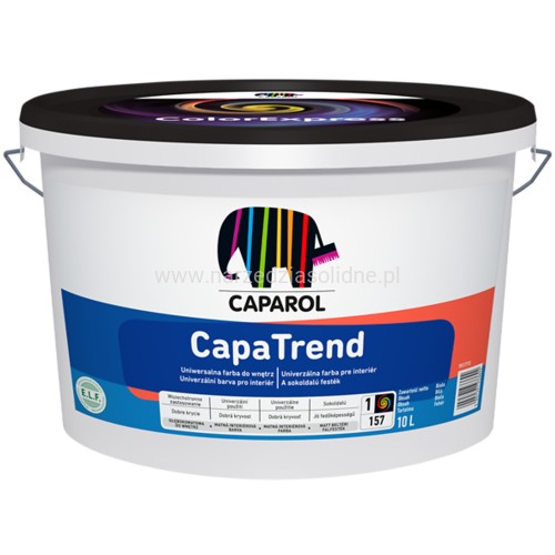 Caparol Capatrend 10L - farba o wysokiej sile krycia, do wnętrz