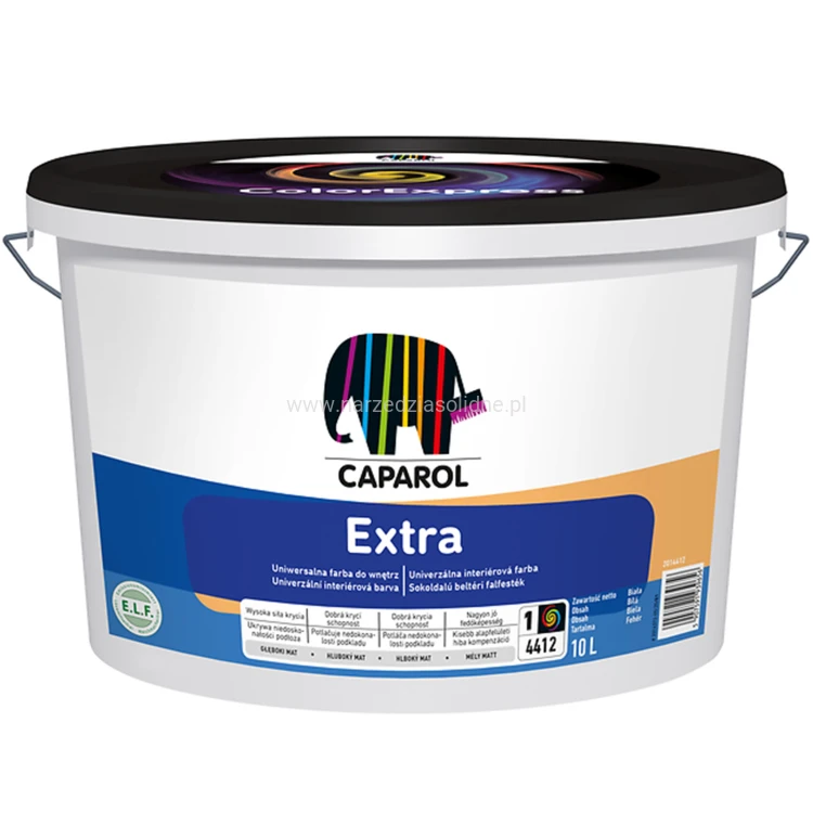 Caparol Extra 10L - uniwersalna farba do wnętrz