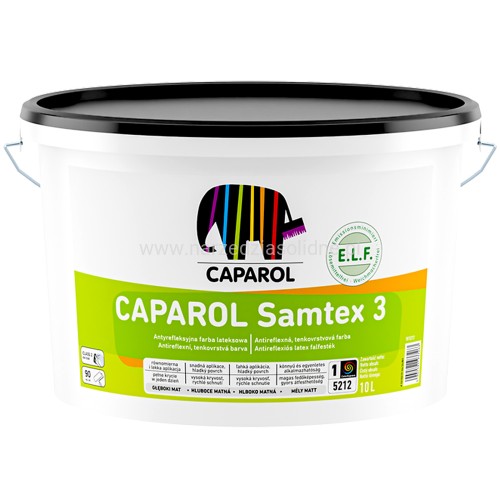 Caparol Samtex 3 10L - farba lateksowa o dużej sile krycia