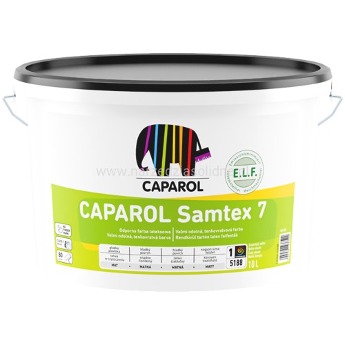 Caparol Samtex 7 10L - farba lateksowa, satyonowo-matowa farba wewnętrzna