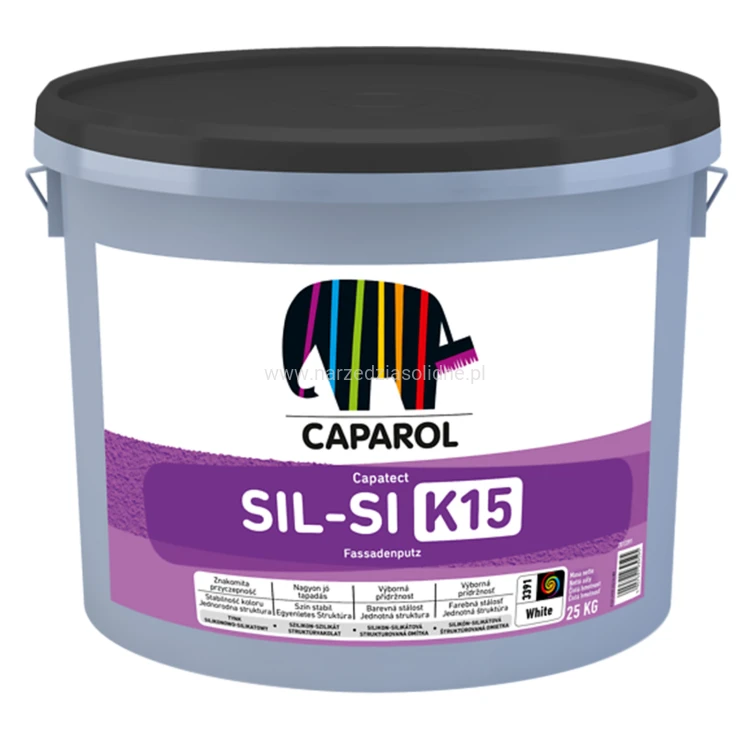 Caparol Capatect SIL-SI Fassadenputz 25kg - tynk sisi silikonow-silikatowy nowej generacji