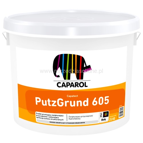 Caparol Putzgrund 605 25kg - grunt pod tynki Caparol z piaskiem kwarcowym