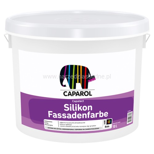 Caparol Capatect Silikon Fassadenfarbe 10L - silikonowa, matowa farba elewacyjna