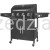 Grill gazowy, 5 palników (4+1) 15kW, cztery skrętne koła, w tym dwa z hamulcem, zapłon piezoelektryczny