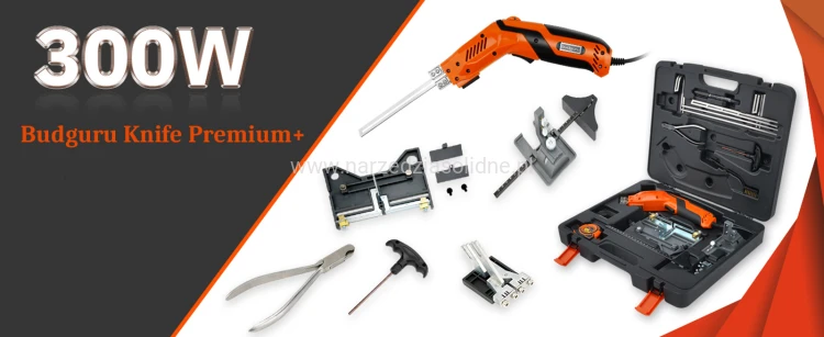 Nóż termiczny do cięcia styropianu, styroduru - Budguru EPS Knife Premium, do pracy ciągłej, moc 300W, profesjonalny zestaw