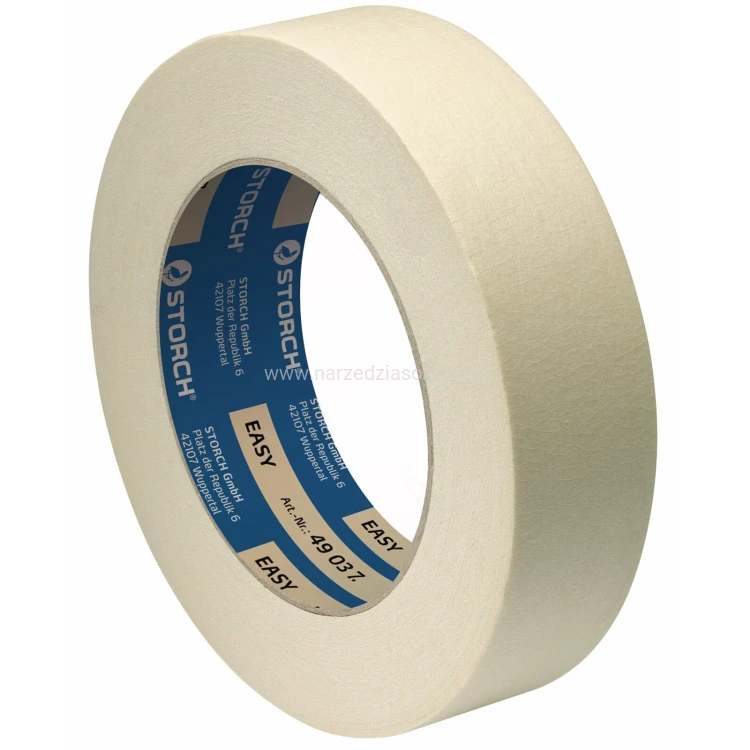 Taśma papierowa, 50m, różne szerokości, Storch EasyTOP beżowa