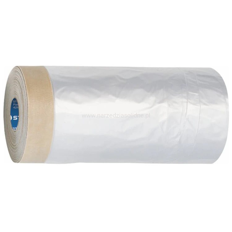 Masker, antychlap, folia malarski z taśmą papierową, 33m w rolce, różne szerokości Storch CoverQuick EasyTOP