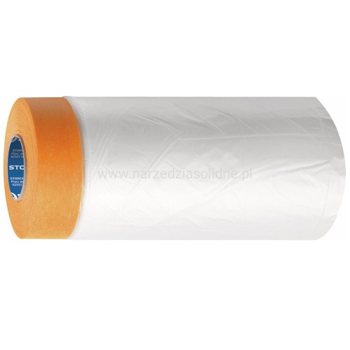 Masker, antychlap, folia malarski z taśmą Gold, 33m, różne szerokości, Storch CoverQuick washi Gold SunnyTOP