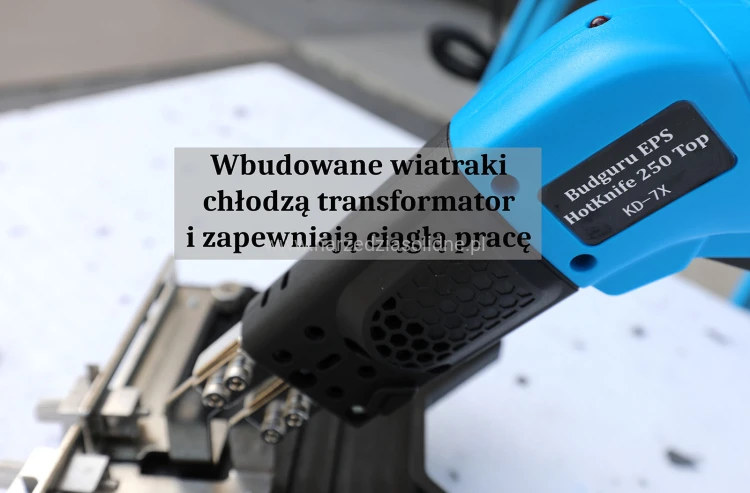 Boniarka Budguru EPS HotKnife 250 - cały komplet w walizce, do pracy ciągłej