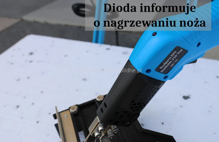Boniarka Budguru EPS HotKnife 250 - cały komplet w walizce, do pracy ciągłej